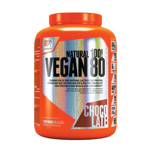 Extrifit Vegan 80 (2000 g, Chocolat)