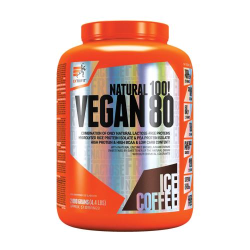 Extrifit Vegan 80 (2000 g, Café Glacé)