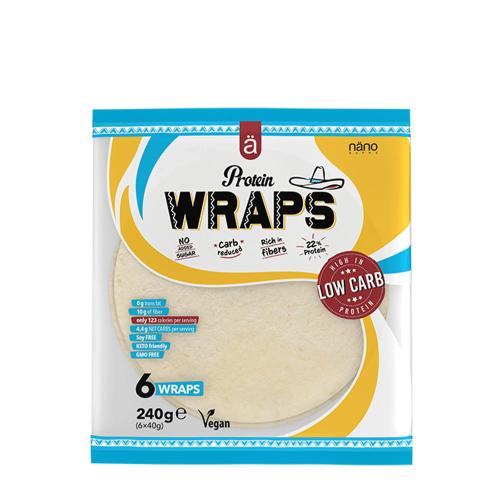 Nanosupps Protein Wrap - Wheat Flour tortilla (240 g, Naturel)