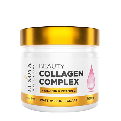 Luxoya Beauty Collagen Complex Hyaluron & Vitamin C (300 g, Watermelon & Grape)