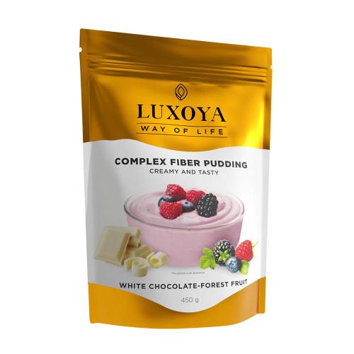 Luxoya Complex Fiber Pudding (405 g, white chocolate forest fruit)