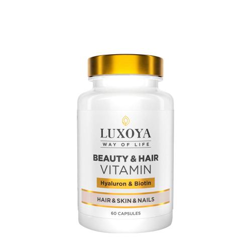 Luxoya Beauty & Hair Vitamin Hyaluron & Biotin (60 Capsules)