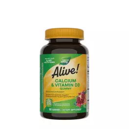   Nature's Way Alive!® Calcium + D3 Gummies (60 Gélatine en bonbon)