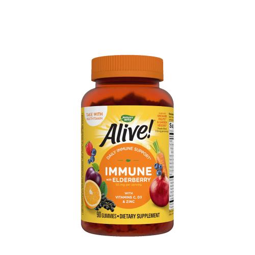 Nature's Way Alive!® Premium Immune Gummies (90 Gélatine en bonbon, Cerise et raisin)