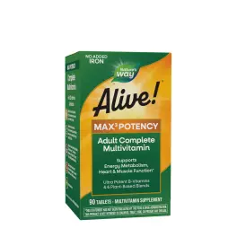   Nature's Way Alive!® Max3 Daily Multivitamin Without Iron (90 Comprimé)