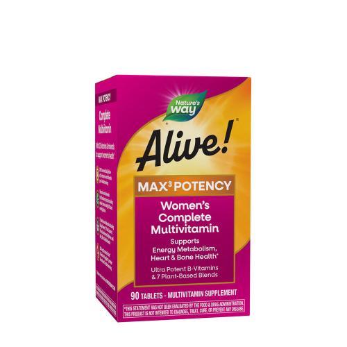 Nature's Way Alive!® Max3 Potency Women’s Multivitamin (90 Comprimé)