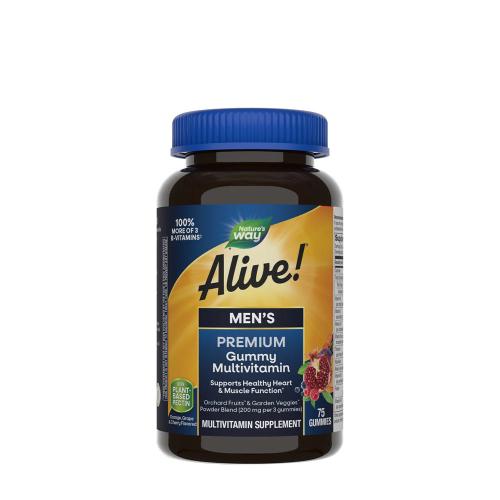 Nature's Way Alive!® Premium Men’s Gummy Multivitamin (75 Gélatine en bonbon)