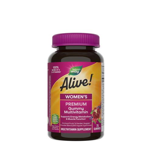 Nature's Way Alive!® Premium Women’s Gummy Multivitamin (75 Gélatine en bonbon)