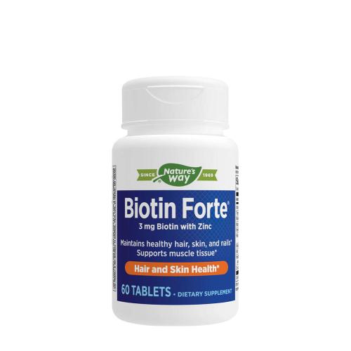 Nature's Way Biotin Forte® with Zinc (60 Comprimé)