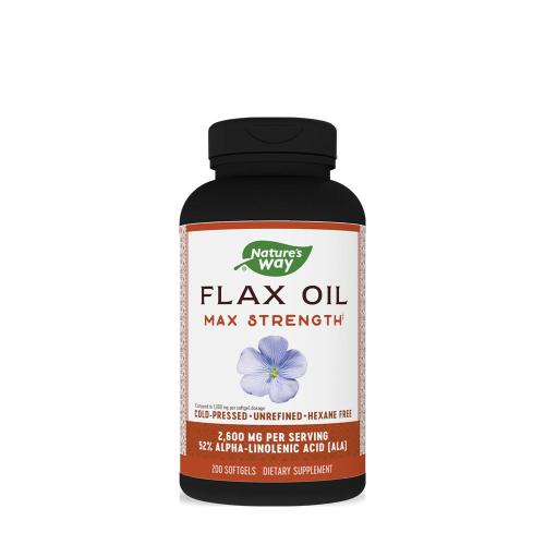 Nature's Way Flax Oil Max Strength (200 Capsule molle)