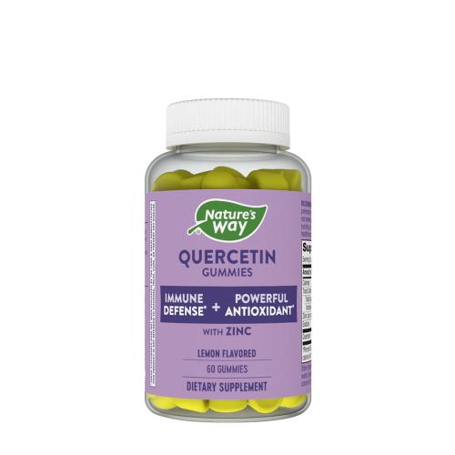 Nature's Way Quercetin Gummies with Zinc (60 Gélatine en bonbon, Citron)