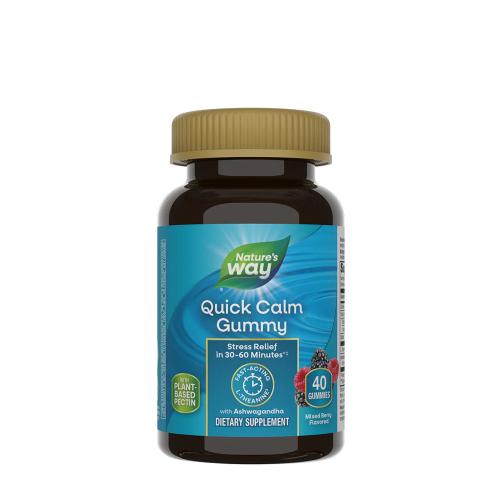 Nature's Way Quick Calm Gummy (60 Gélatine en bonbon, Baie)