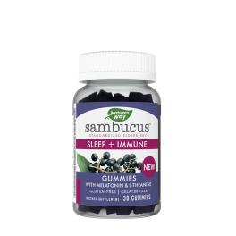   Nature's Way Sambucus Sleep + Immune Gummies (30 Gélatine en bonbon)