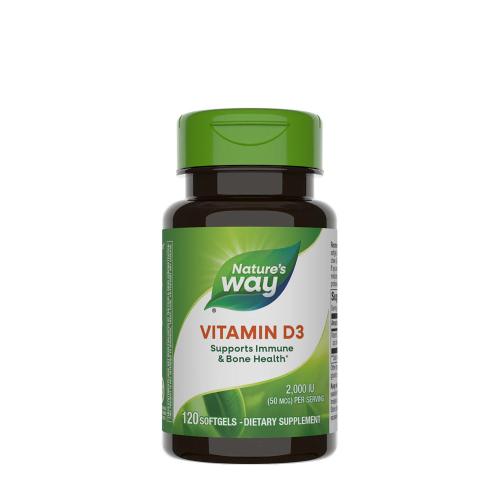 Nature's Way Vitamin D3 (120 Capsule molle)