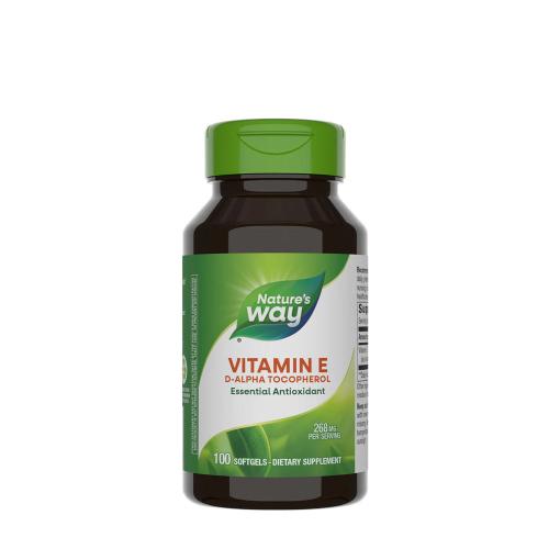 Nature's Way Vitamin E D-Alpha Tocopherol (100 Capsule molle)