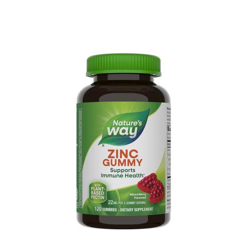 Nature's Way Zinc Gummies (120 Gélatine en bonbon, Mélange de Fruits des Bois)