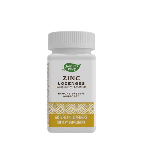 Nature's Way Zinc Lozenges  (60 Comprimé à sucer, Fruits des Bois)