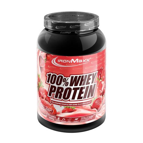 Ironmaxx 100% Whey Protein (900 g, Fraise)