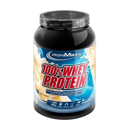 Ironmaxx 100% Whey Protein (900 g, Vanille Française)