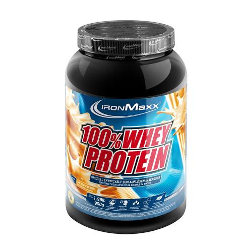 Ironmaxx 100% Whey Protein (900 g, Caramel Salé)