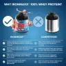 Ironmaxx 100% Whey Protein (2350 g, Fraise)