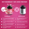 Ironmaxx 100% Whey Protein (2350 g, Framboise)