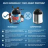 Ironmaxx 100% Whey Protein (2350 g, Chocolat au lait et noix de coco)
