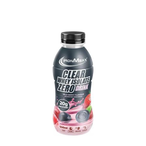 Ironmaxx Clear Whey Isolate Zero Drink (500 ml, Fruits des Bois)