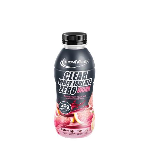 Ironmaxx Clear Whey Isolate Zero Drink (500 ml, Pamplemousse)