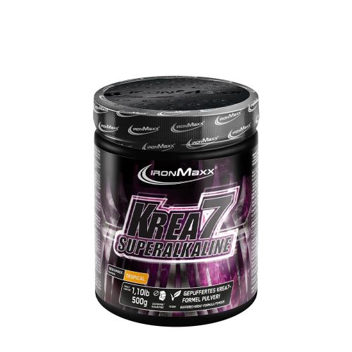 Ironmaxx Krea7 Superalkaline Creatine Powder (500 g, Tropical)