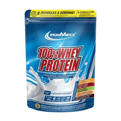 Ironmaxx 100% Whey Protein (500 g, Pistache noix de coco)