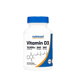 Nutricost Vitamin D3 10,000 IU (240 Capsule molle)