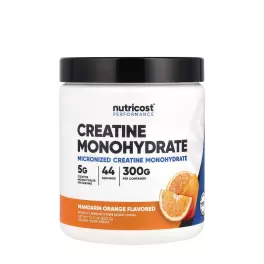   Nutricost Creatine Monohydrate Powder (300 g, Mandarine Orange)
