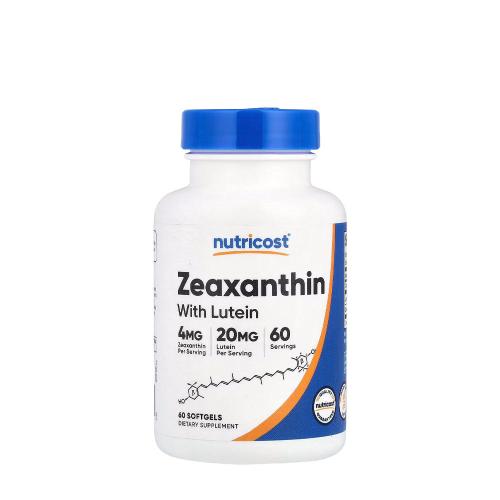 Nutricost Zeaxanthin (with Lutein)  (60 Capsule molle)