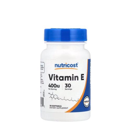 Nutricost Vitamin E 400 IU (30 Capsule molle)