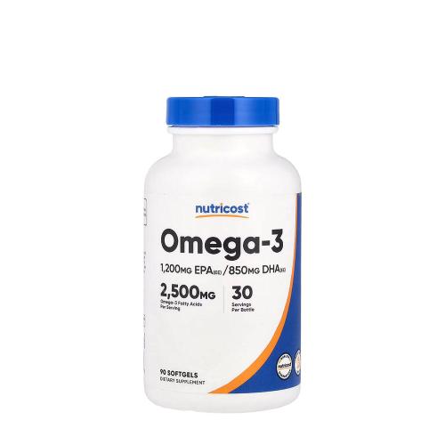 Nutricost Omega-3 2500 mg (90 Capsule molle)