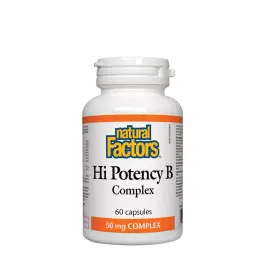 Natural Factors Hi Potency B Complex (60 Capsule)