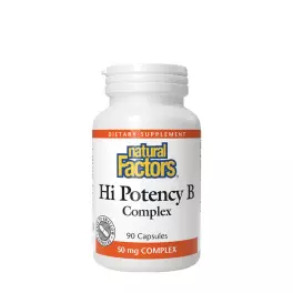 Natural Factors Hi Potency B Complex (90 Capsule)