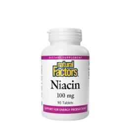 Natural Factors Niacin 100 mg (90 Comprimé)
