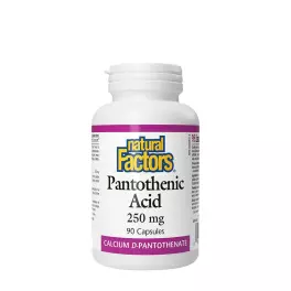 Natural Factors Panthothenic Acid 250 mg (90 Capsule)
