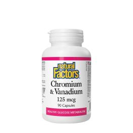 Natural Factors Chromium & Vanadium 125 mcg (90 Capsule)
