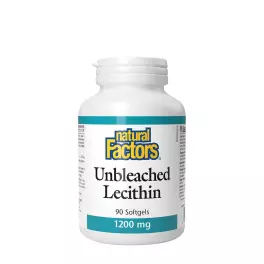   Natural Factors Unbleached Lecithin 1200 mg (90 Capsule molle)