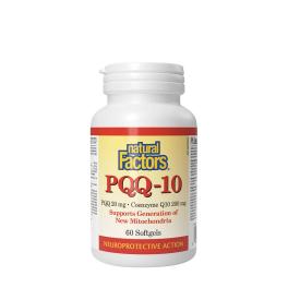   Natural Factors PQQ-10 PQQ 20 mg - Coenzyme Q10 200 mg (60 Capsule molle)