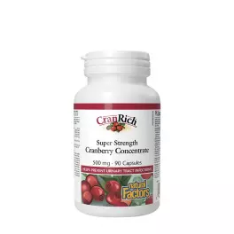   Natural Factors Super Strength Cranberry Concentrate 500 mg (90 Capsule)