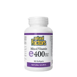   Natural Factors Mixed Vitamin E Natural Source 400 IU  (90 Capsule molle)