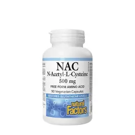   Natural Factors N-Acetyl-L-Cysteine Amino Acid 500 mg (90 Capsule)