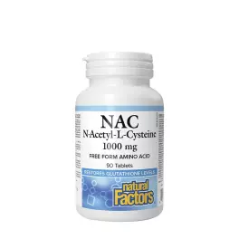 Natural Factors N-Acetyl-L-Cysteine 1000 mg (90 Comprimé)