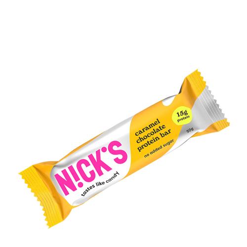 Nick's Barre protéinée au caramel et chocolat (50 g)