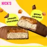 Nick's Barre protéinée au caramel et chocolat (50 g)