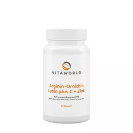 Vitaworld Arginine-Ornithine-Lysine + C + Zinc (60 Capsule)